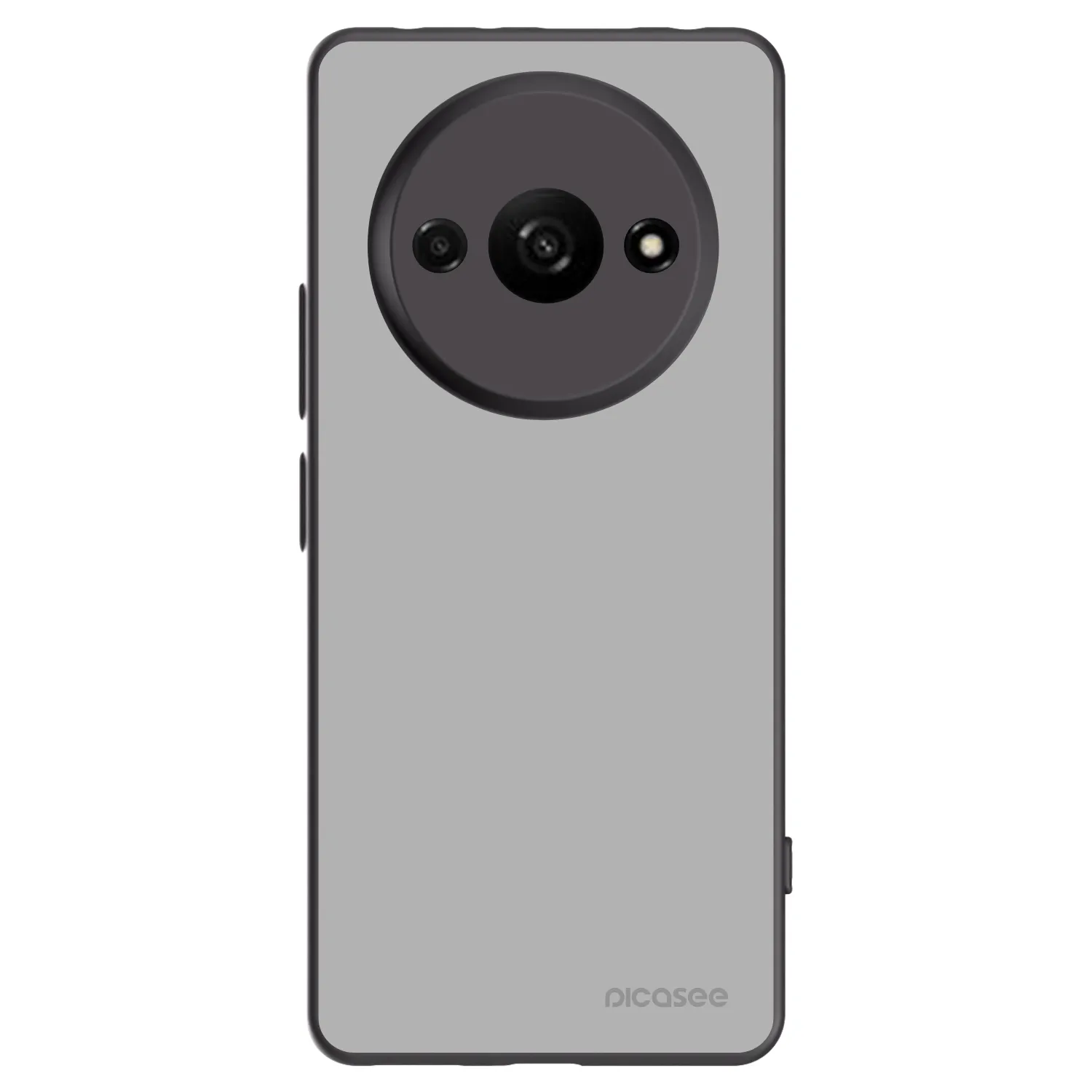 Picasee Xiaomi Redmi A3 Hülle - Schwarzes Silikon - Stone