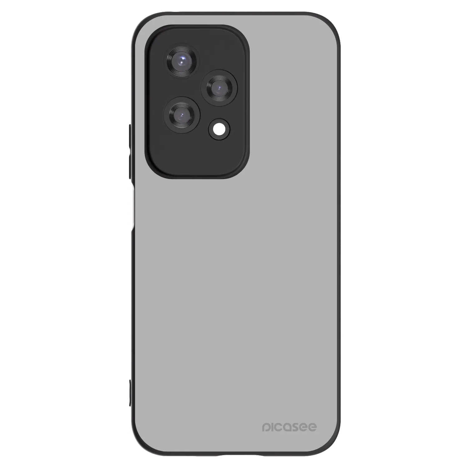 Picasee Honor 200 Lite Hülle - Schwarzes Silikon - Stone