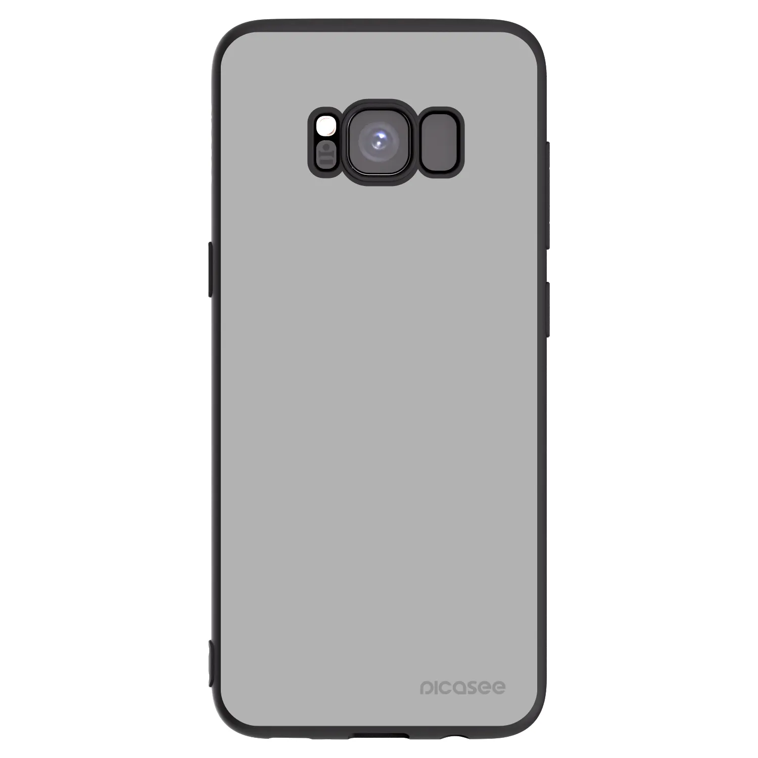 Picasee Samsung Galaxy S8 G950F Hülle - Schwarzes Silikon - Stone