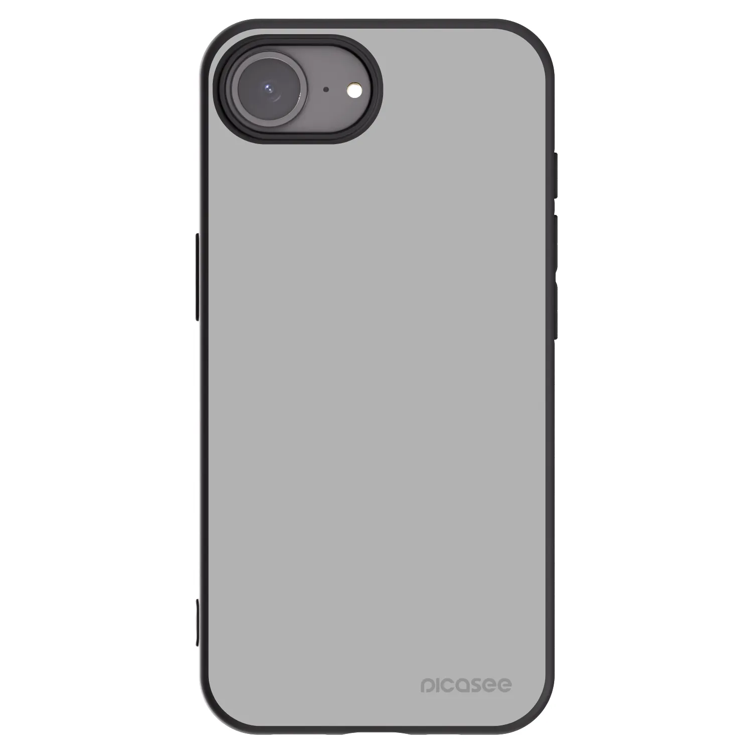 Picasee Apple iPhone 16e Hülle - Schwarzes Silikon - Stone