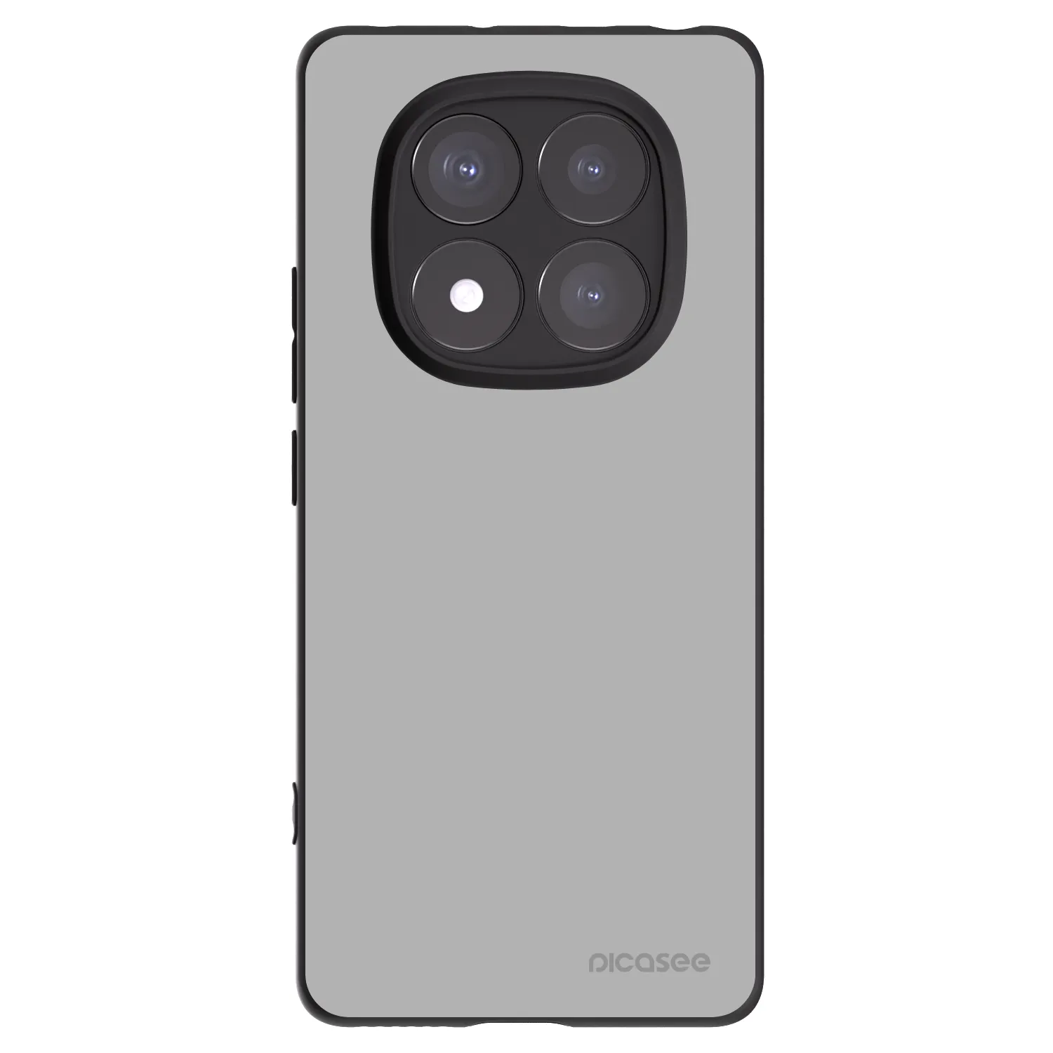 Picasee Xiaomi Redmi Note 14 Pro 5G Hülle - Schwarzes Silikon - Stone