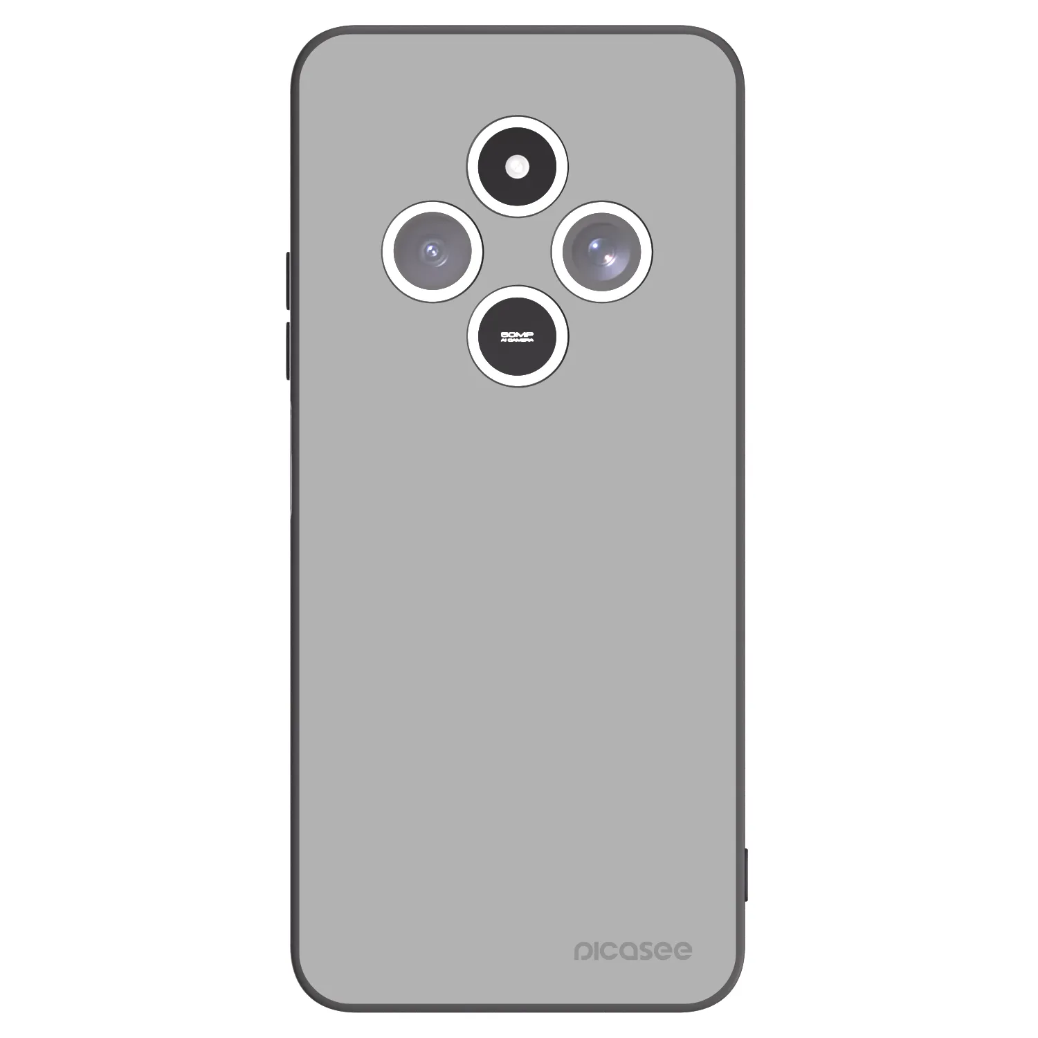 Picasee Xiaomi Redmi 14C Hülle - Schwarzes Silikon - Stone