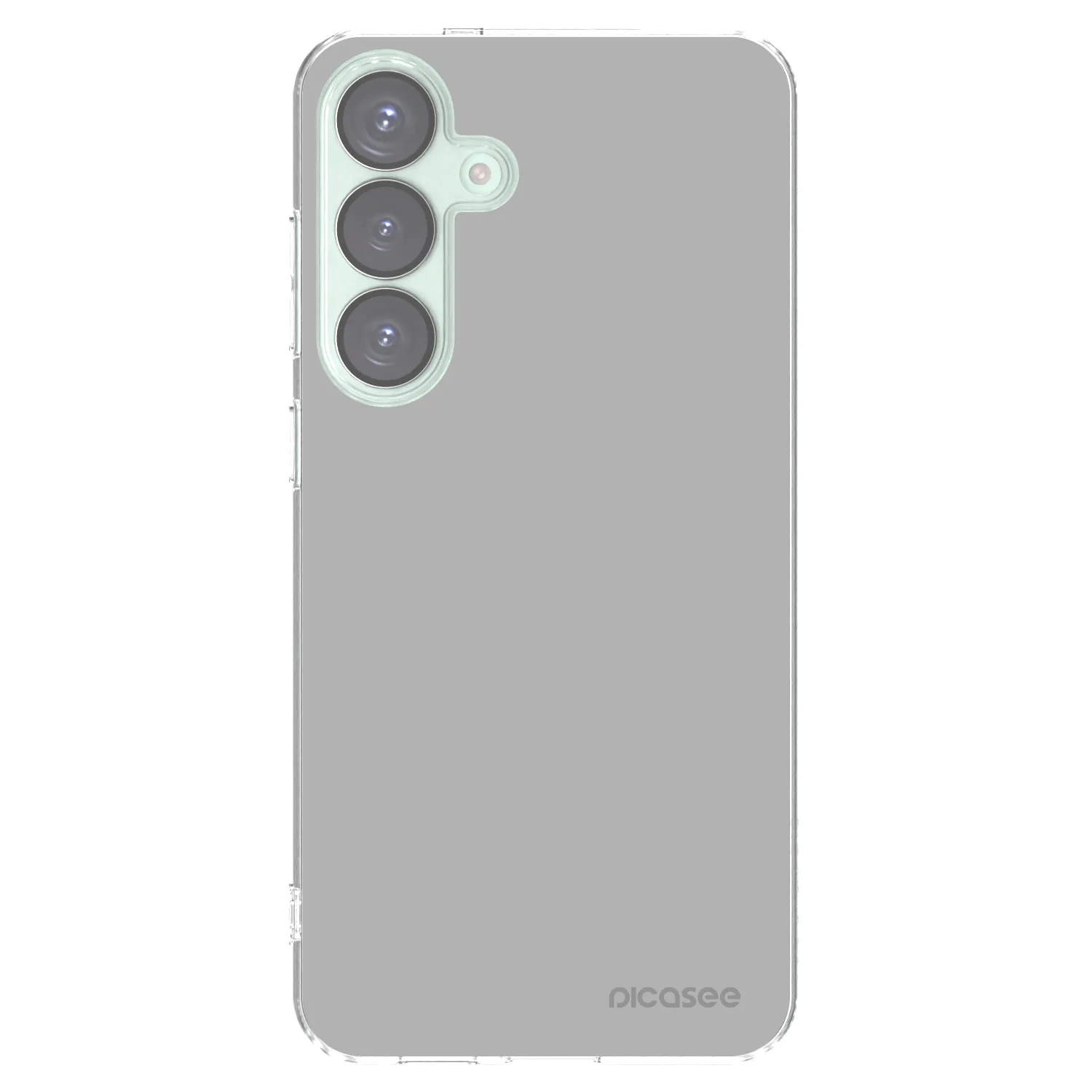 Picasee Samsung Galaxy S25+ 5G Hülle - Transparentes Silikon - Stone