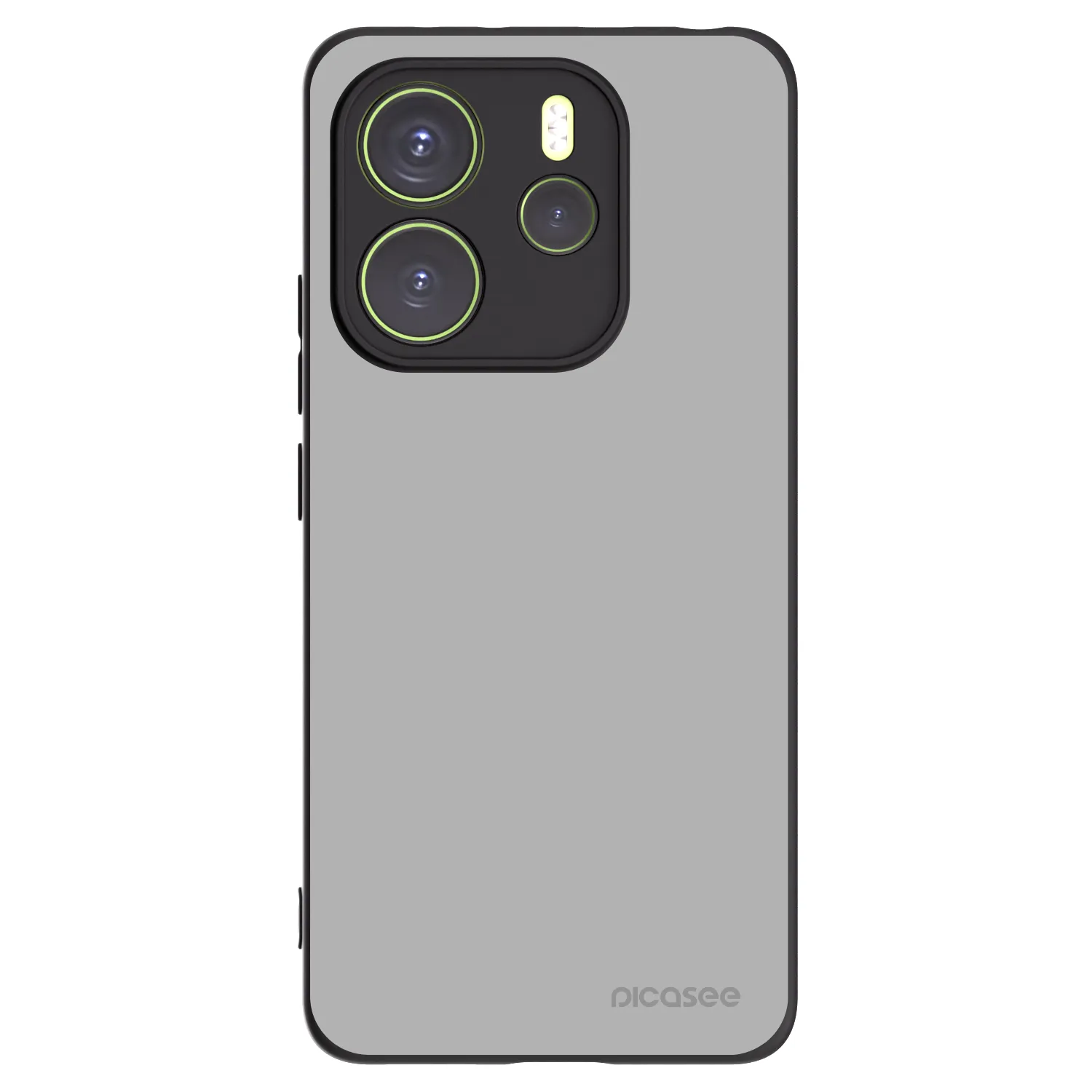 Picasee Xiaomi Redmi Note 14 4G Hülle - Schwarzes Silikon - Stone