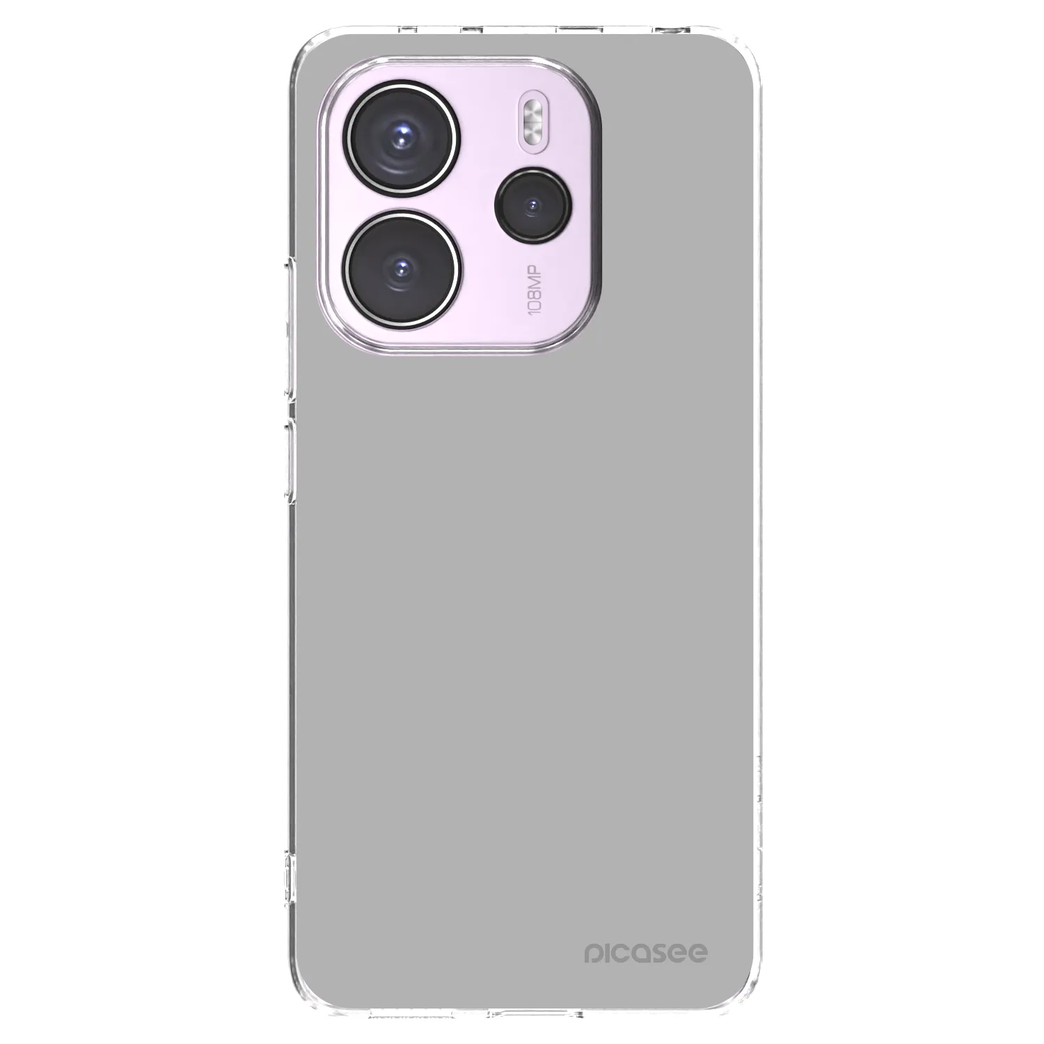 Picasee Xiaomi Redmi Note 14 4G Hülle - Transparentes Silikon - Stone