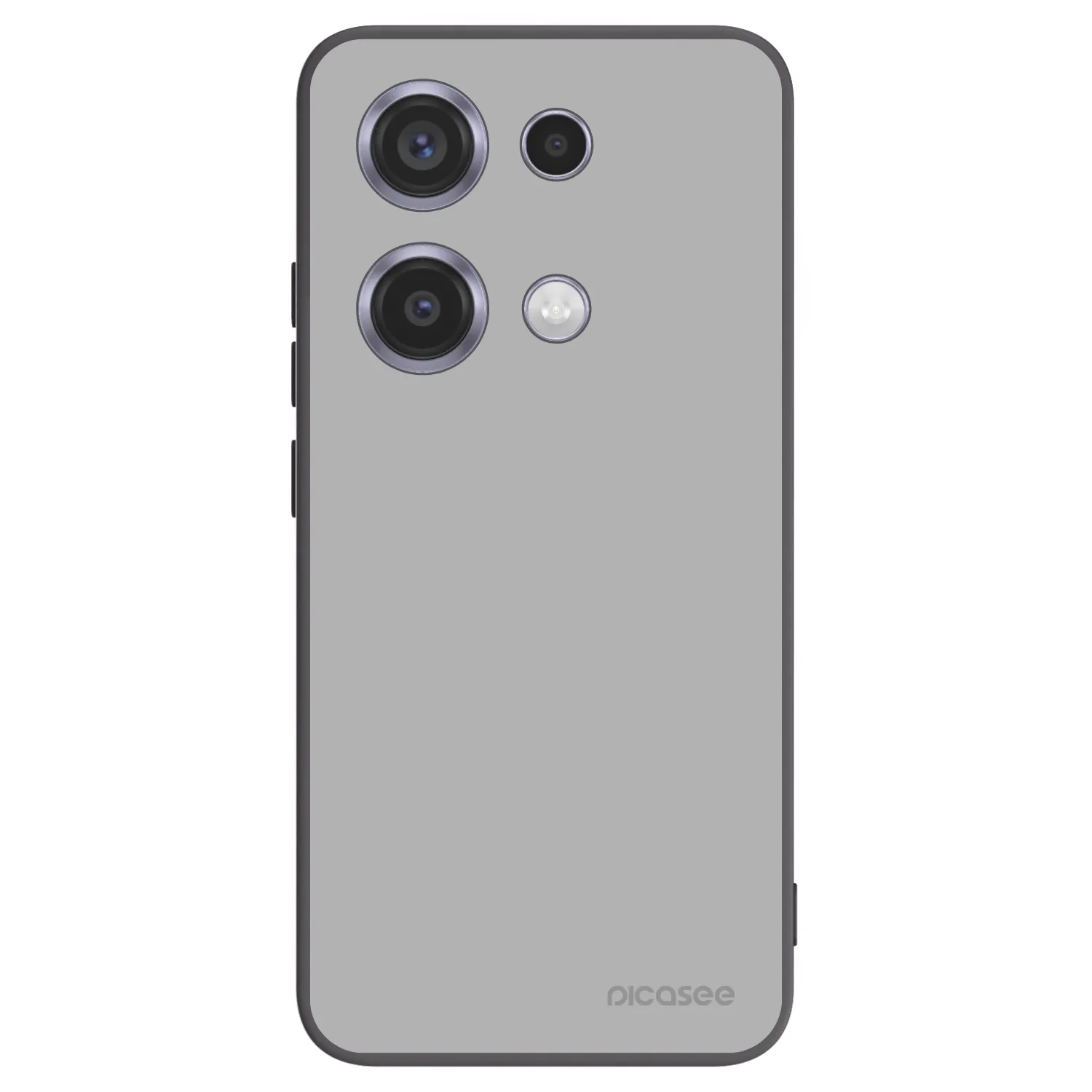 Picasee Xiaomi Redmi Note 14S Hülle - Schwarzes Silikon - Stone
