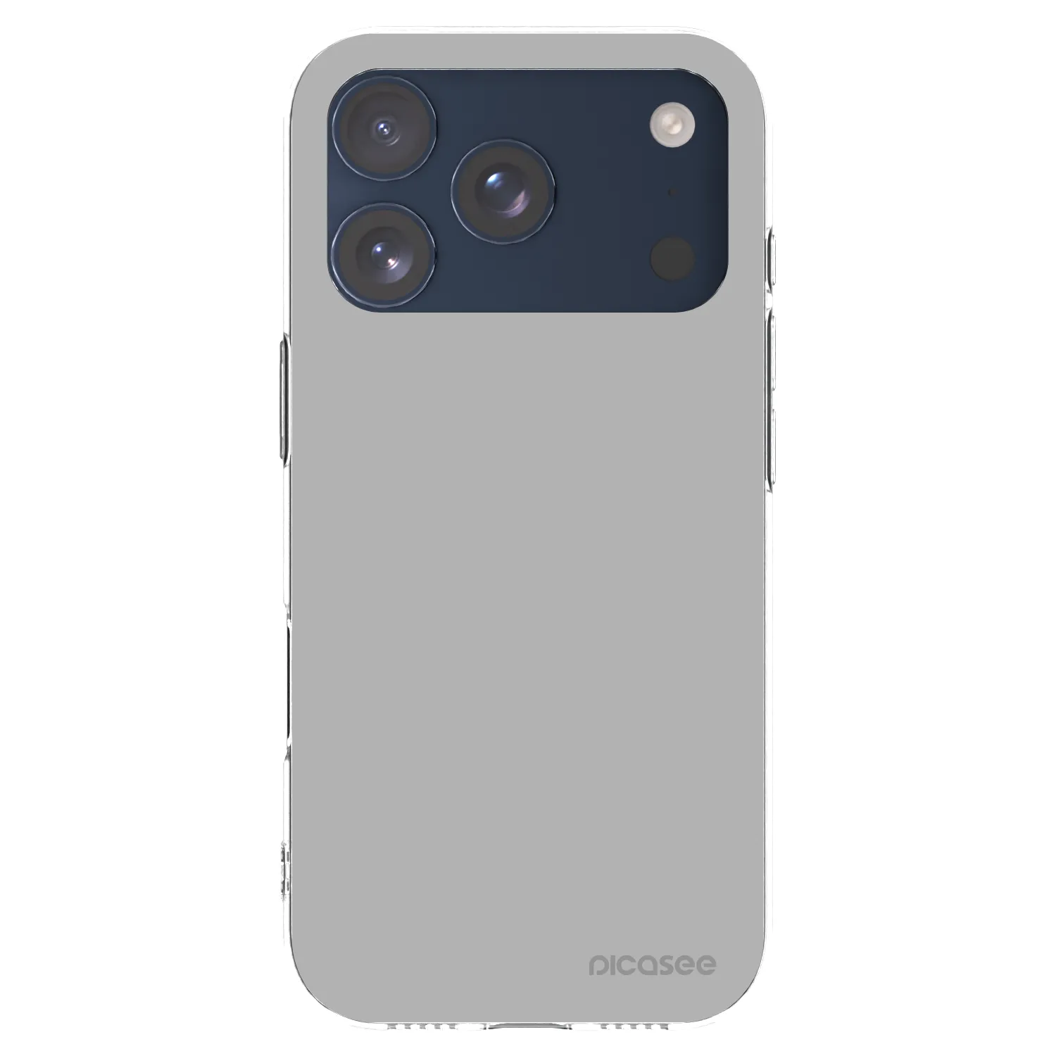 Picasee Apple iPhone 17 Pro Hülle - Transparentes Silikon - Stone