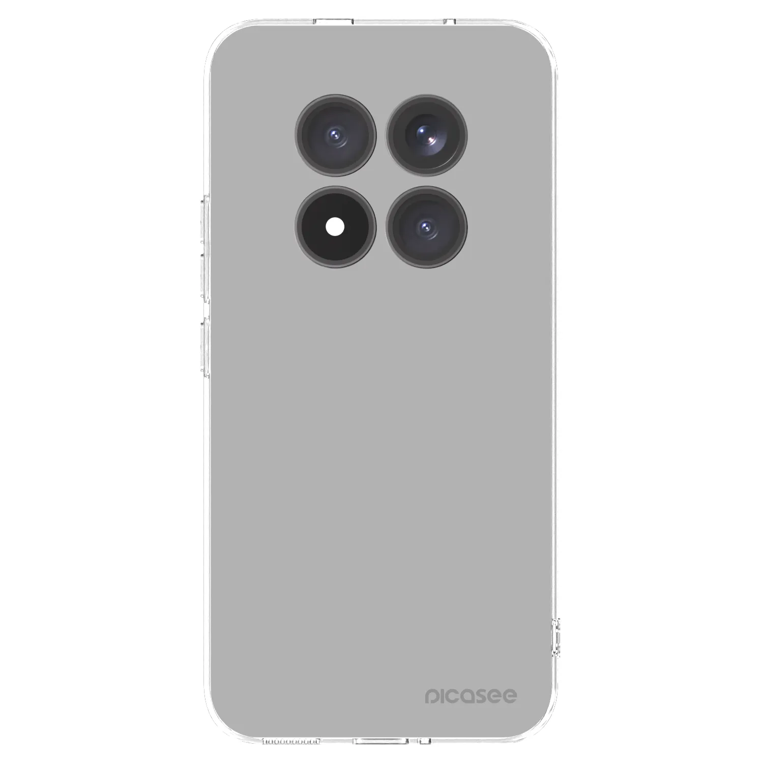 Picasee Xiaomi Redmi Note 15 Pro+ Hülle - Transparentes Silikon - Stone