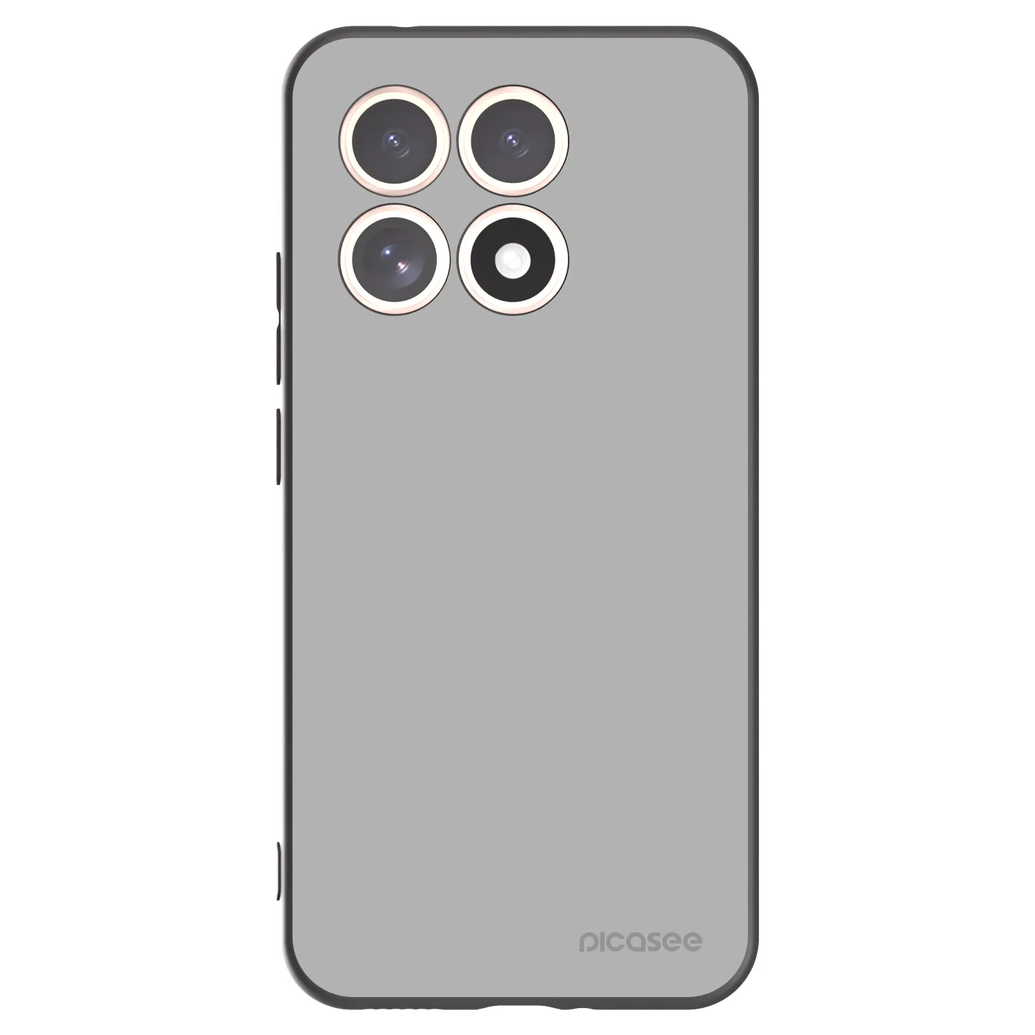 Picasee Xiaomi 15T Hülle - Schwarzes Silikon - Stone