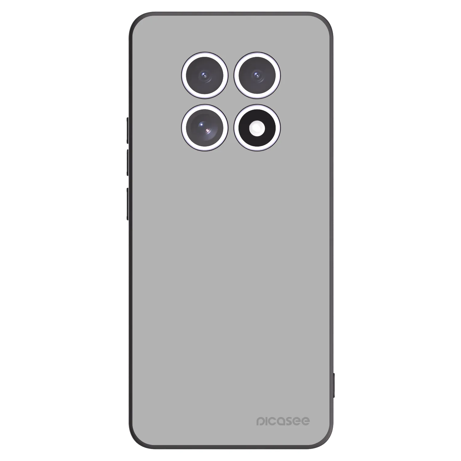 Picasee Xiaomi Redmi Note 15 Hülle - Schwarzes Silikon - Stone