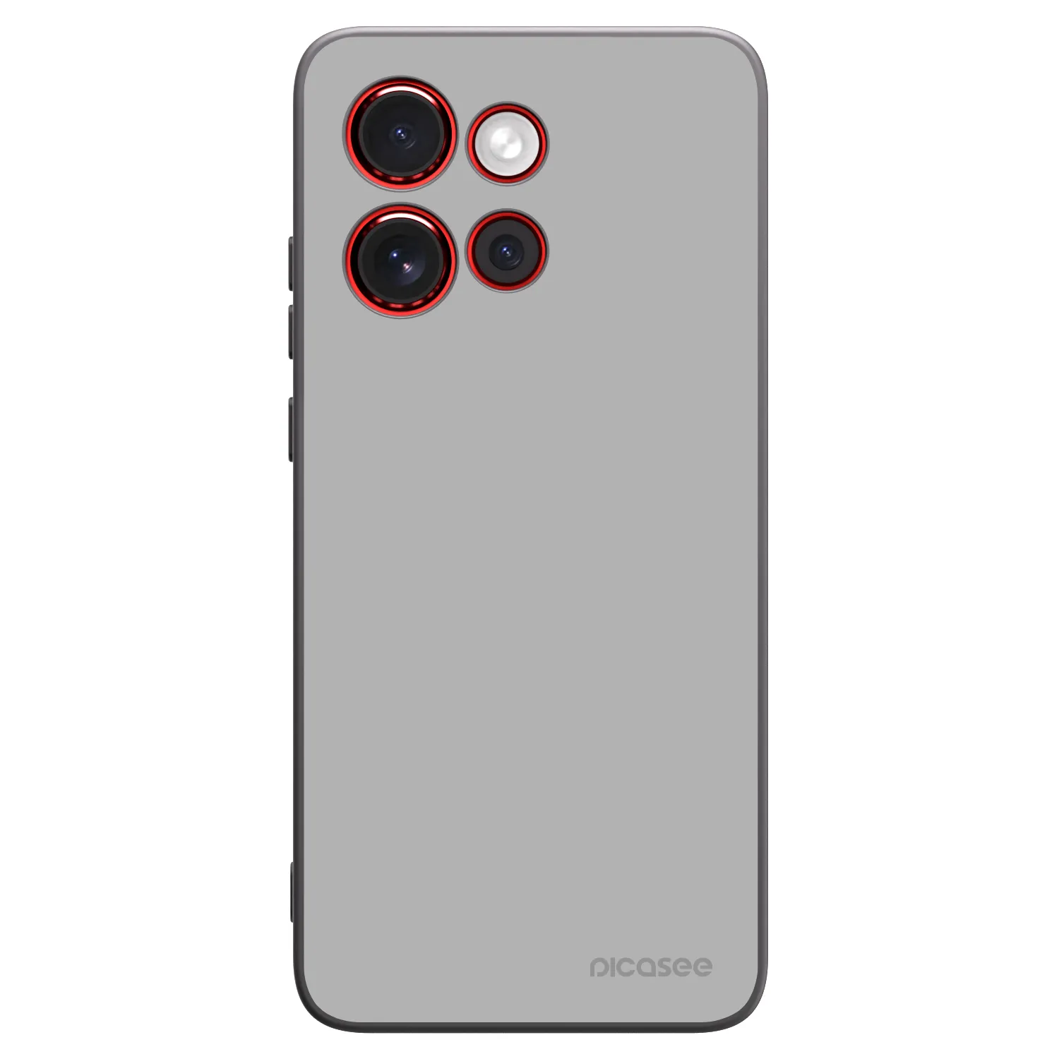 Picasee Motorola Edge 60 Neo 5G Hülle - Schwarzes Silikon - Stone