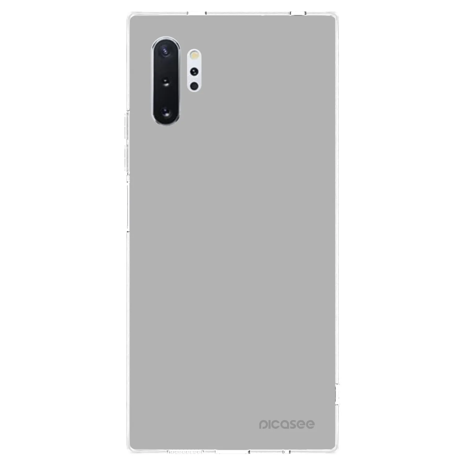 Picasee Samsung Galaxy Note 10+ N975F Hülle - Transparentes Silikon - Stone