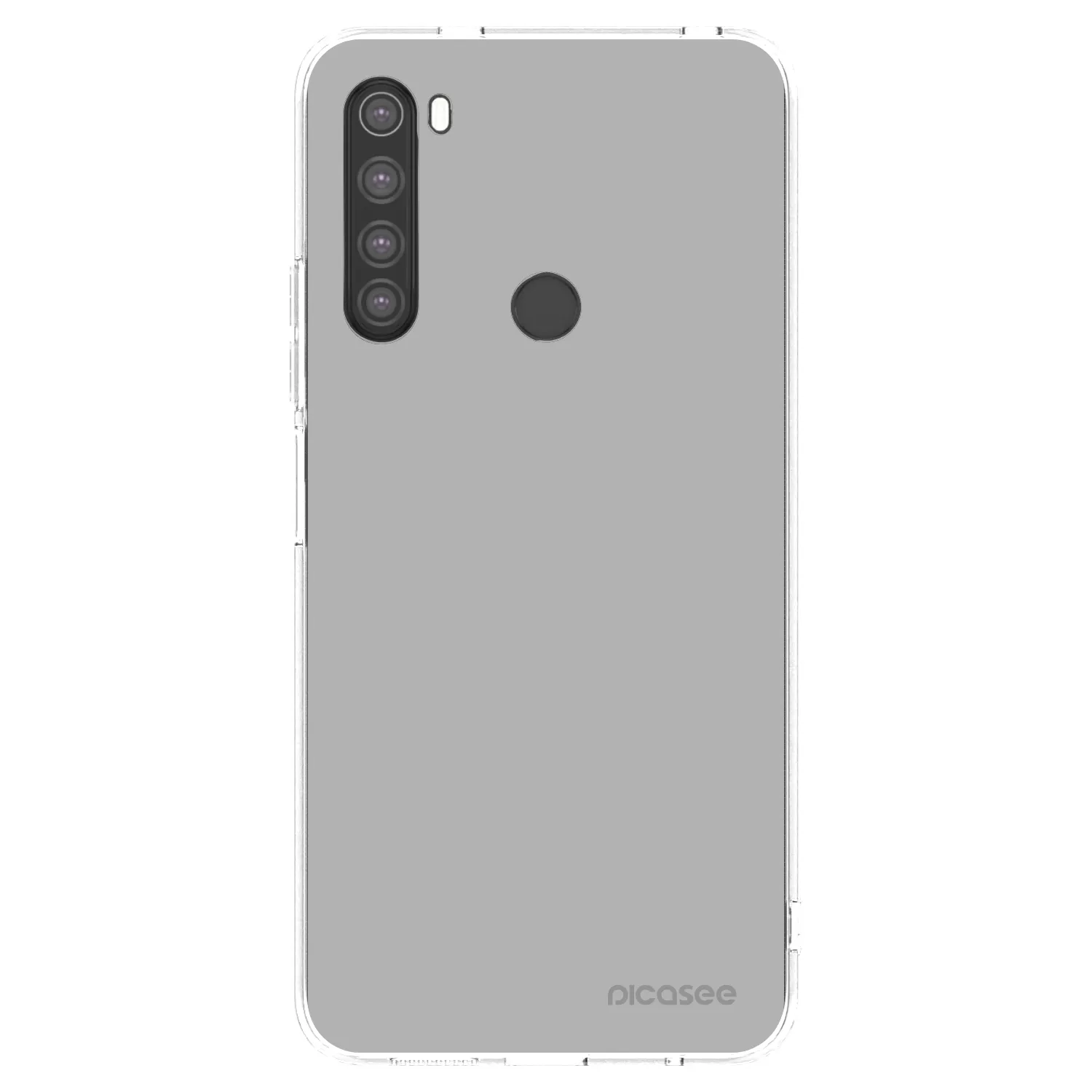 Picasee Xiaomi Redmi Note 8 Hülle - Transparentes Silikon - Stone