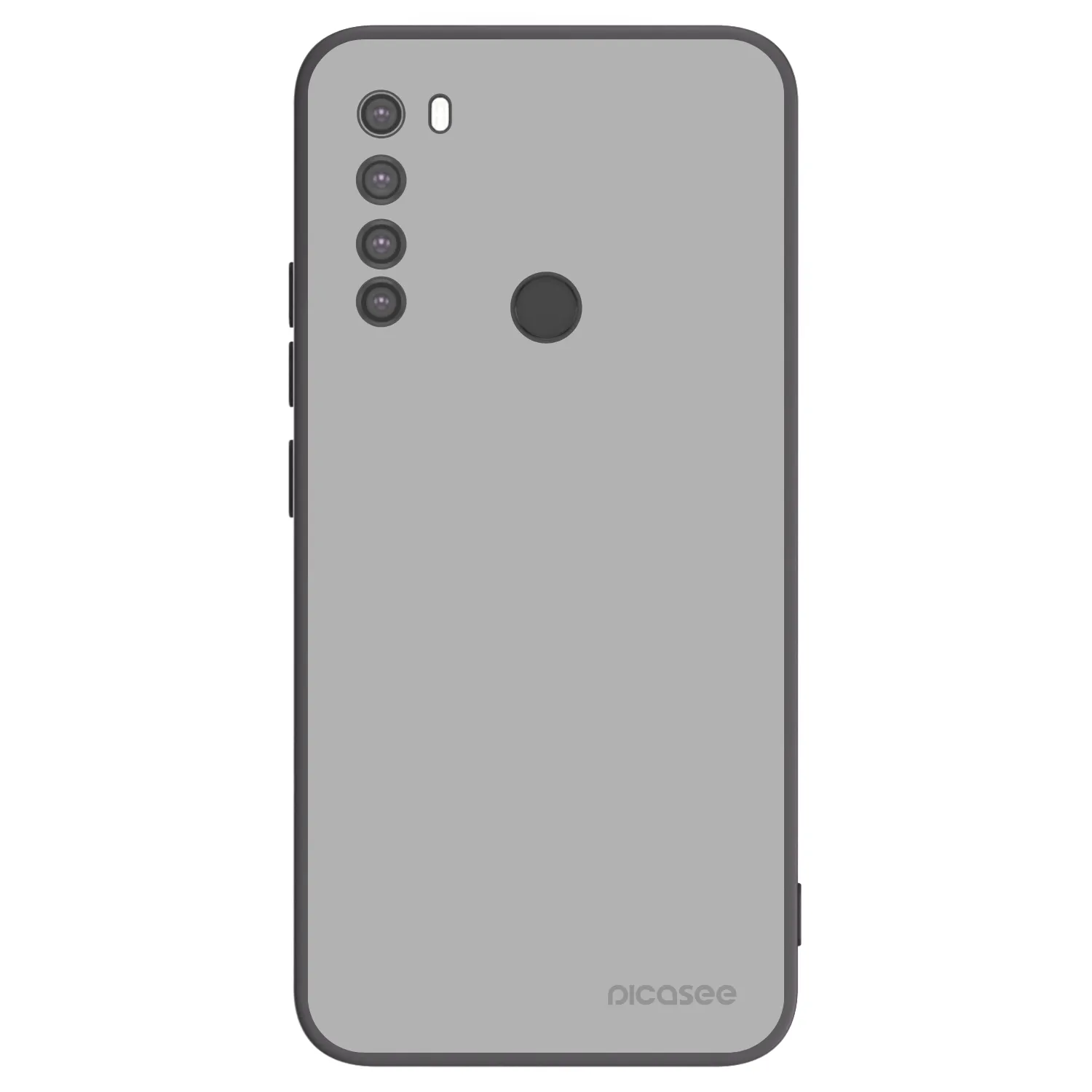 Picasee Xiaomi Redmi Note 8 Hülle - Schwarzes Silikon - Stone