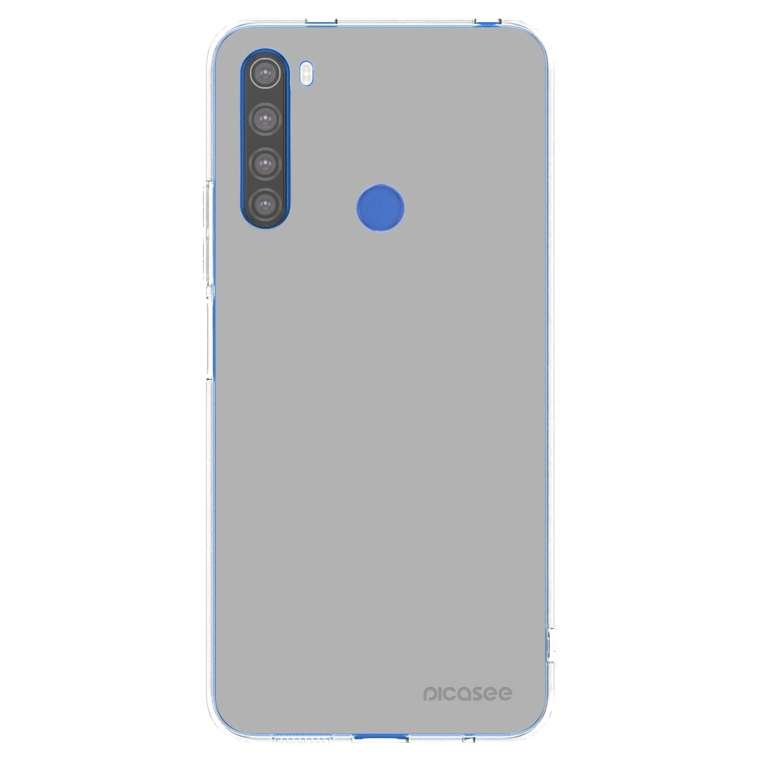 Picasee Xiaomi Redmi Note 8T Hülle - Transparentes Silikon - Stone