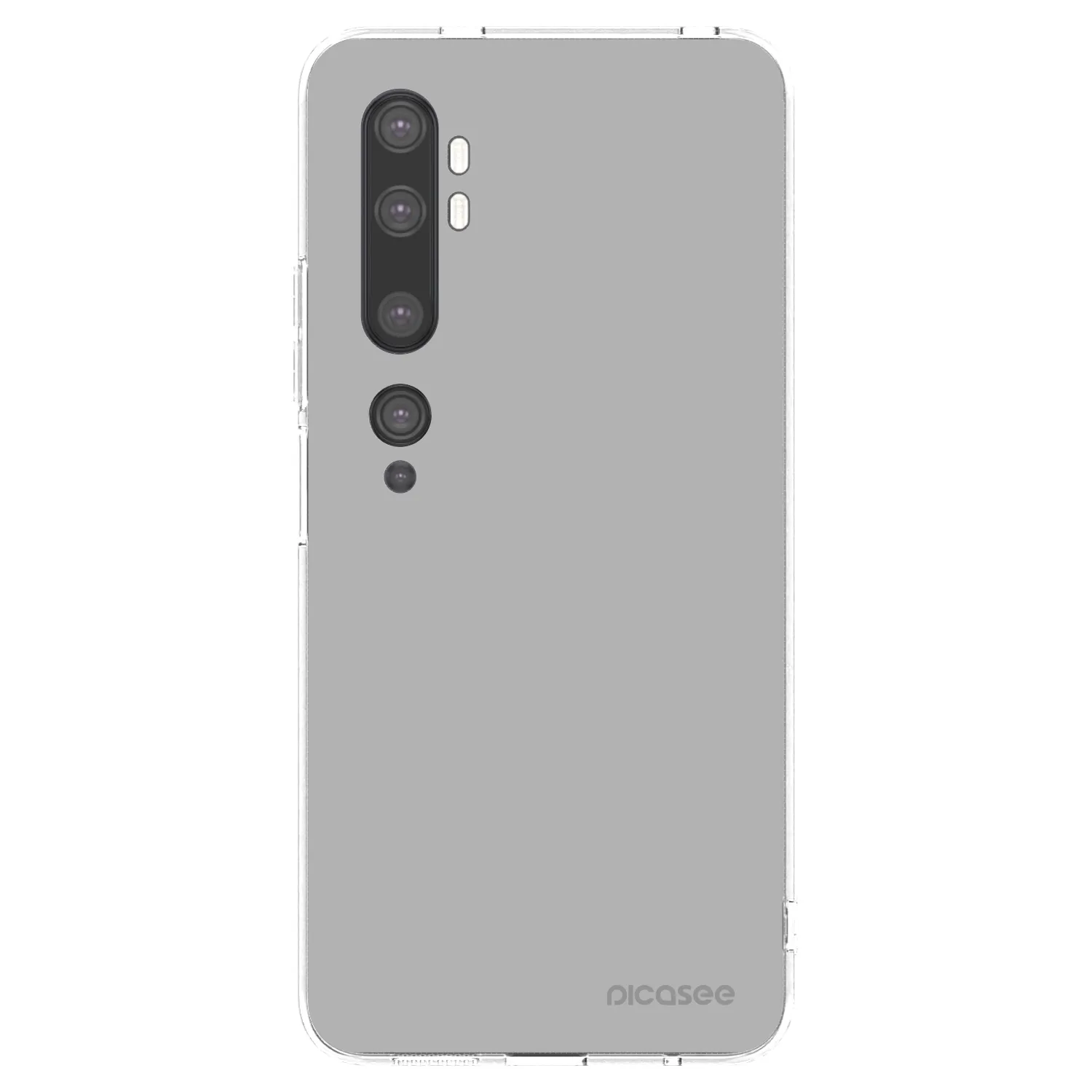 Picasee Xiaomi Mi Note 10 (Pro) Hülle - Transparentes Silikon - Stone