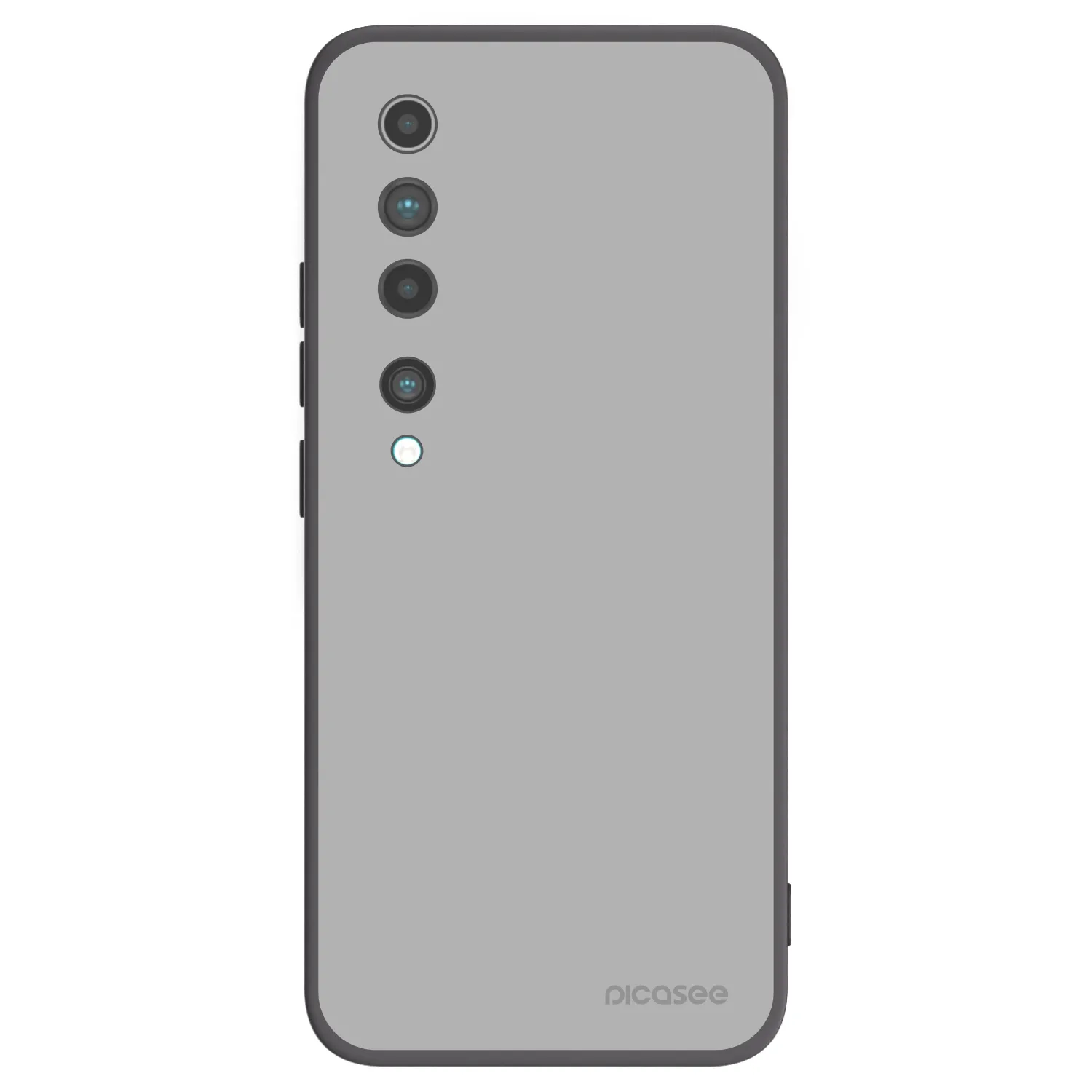 Picasee Xiaomi Mi 10 Hülle - Schwarzes Silikon - Stone