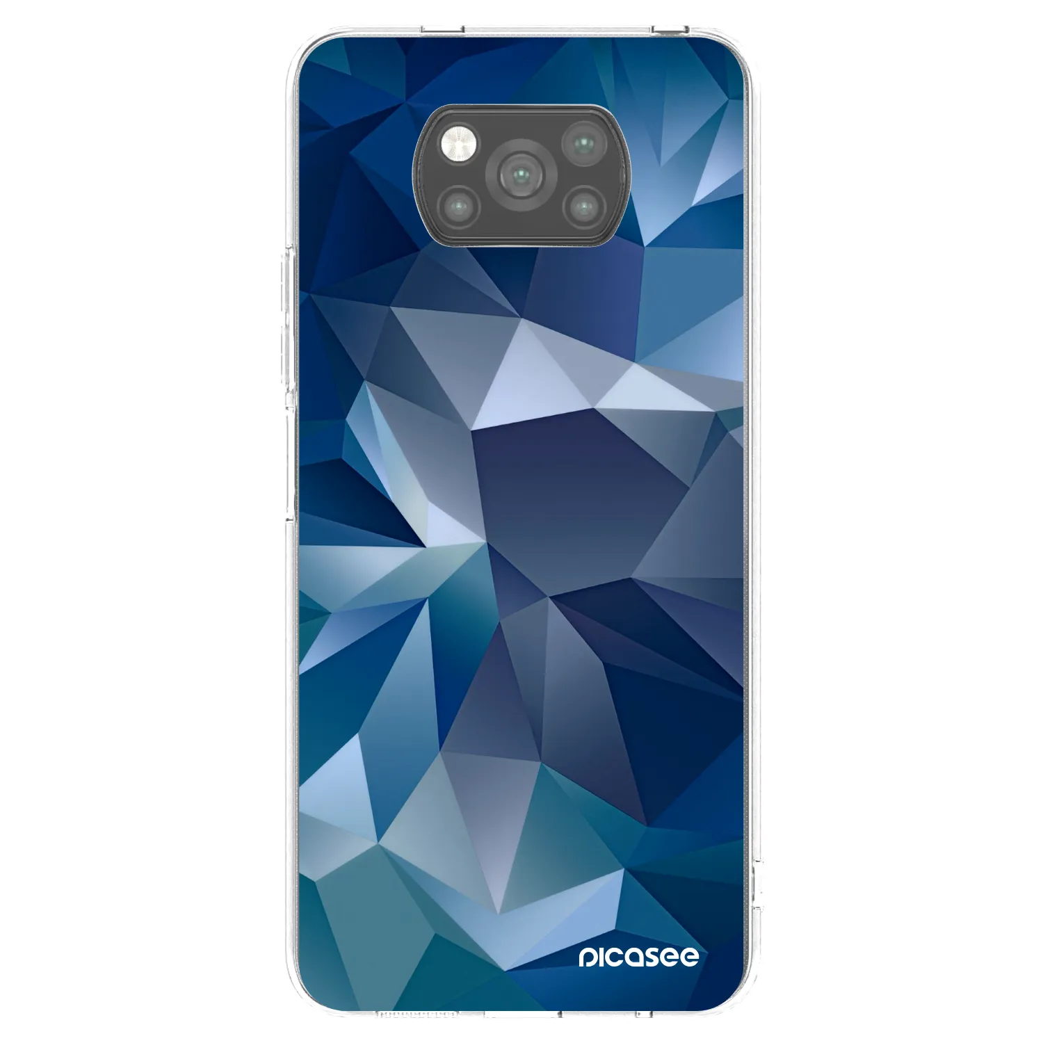 Picasee Xiaomi Poco X3 Hülle - Schwarzes Silikon - Wallpaper