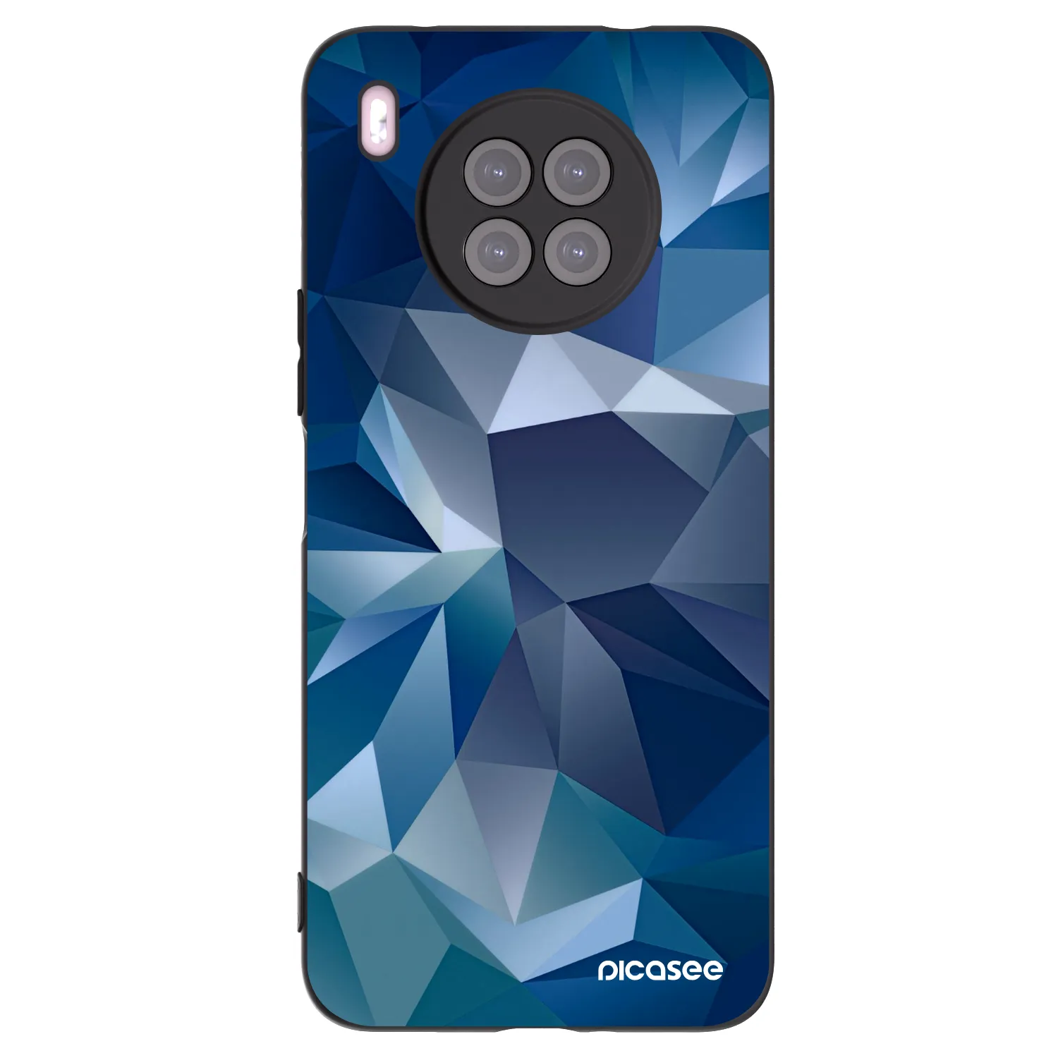 Picasee Huawei Nova 8i Hülle - Schwarzes Silikon - Wallpaper