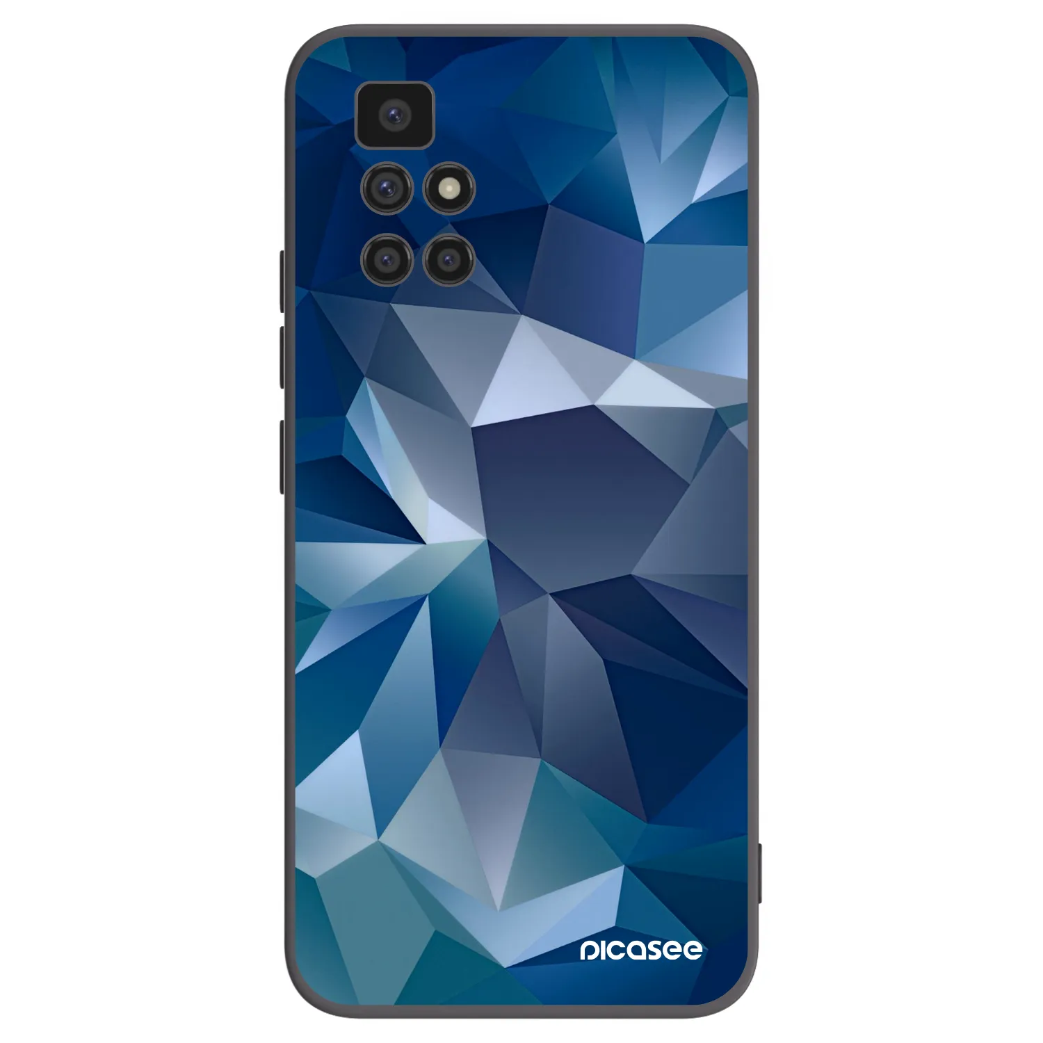 Picasee Xiaomi Redmi 10 (2022) Hülle - Schwarzes Silikon - Wallpaper