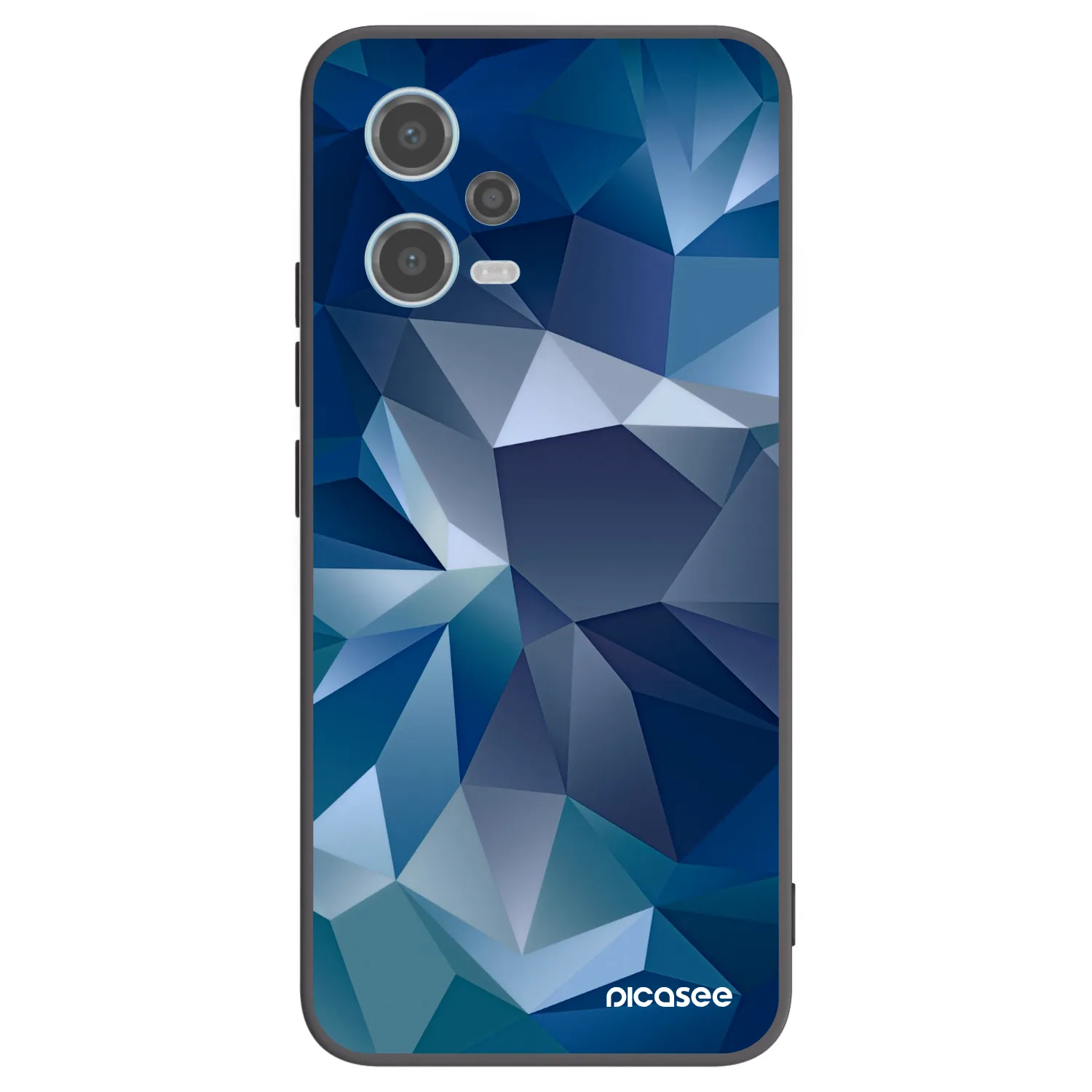 Picasee Xiaomi Redmi Note 12 5G Hülle - Schwarzes Silikon - Wallpaper