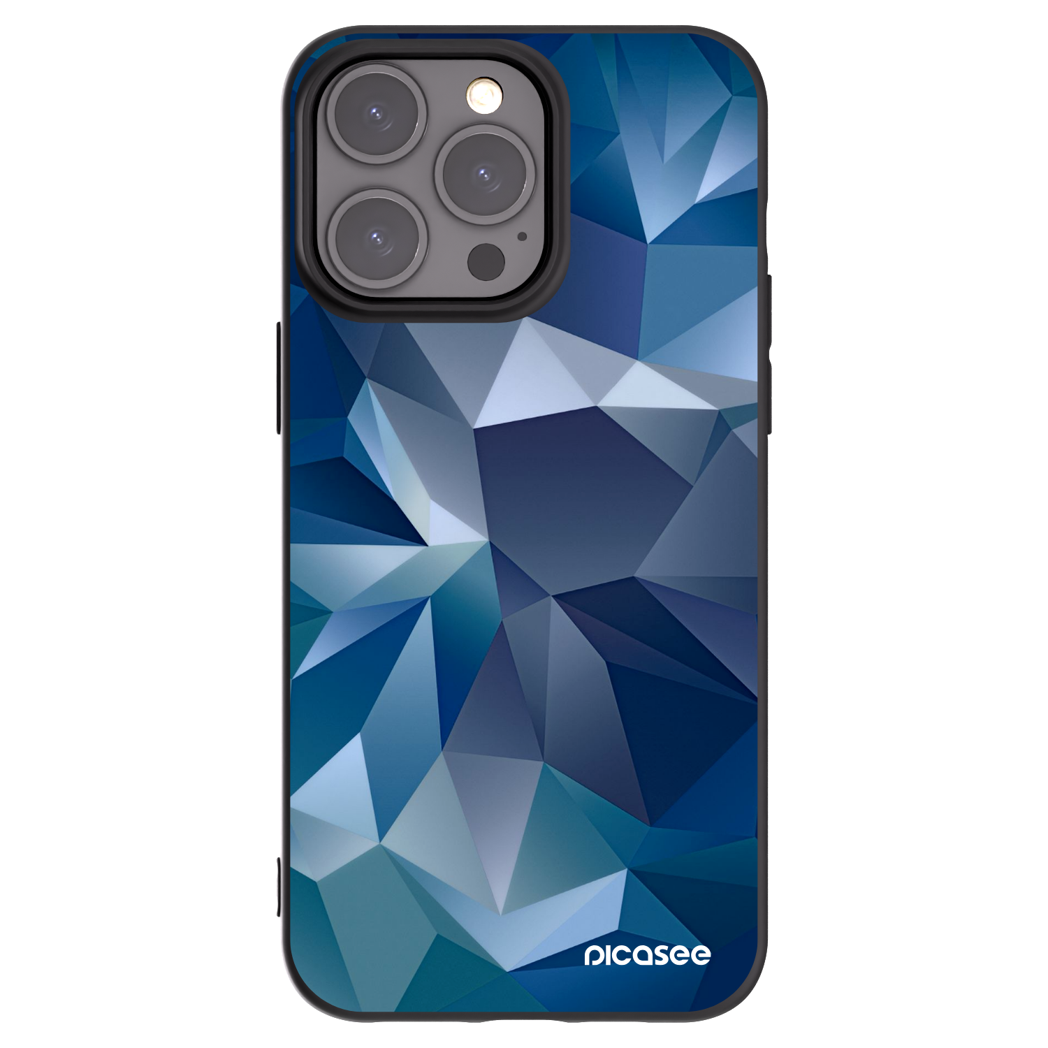 Picasee Apple iPhone 15 Pro Max Hülle - Schwarzes Silikon - Wallpaper