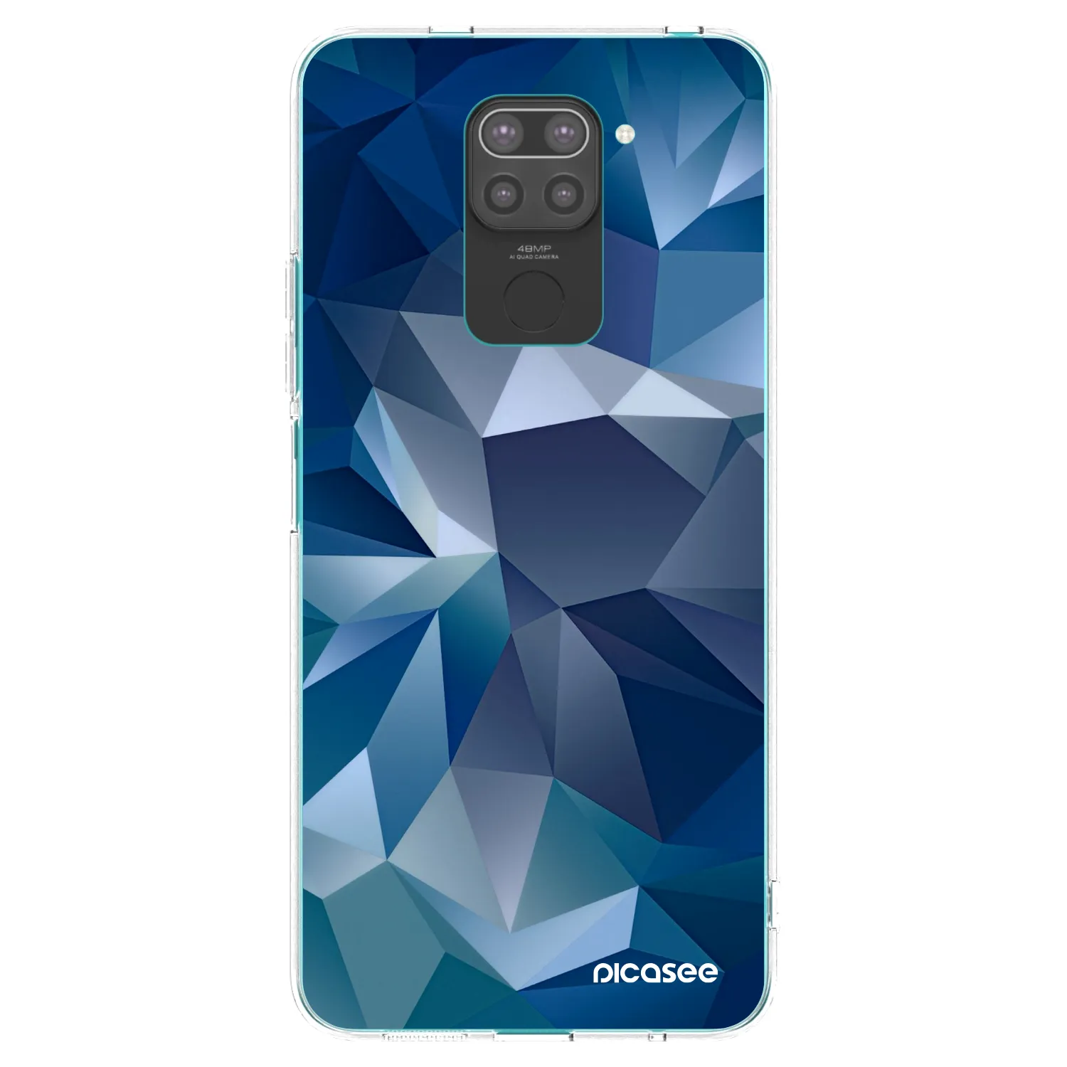 Picasee Xiaomi Redmi Note 9 Hülle - Schwarzes Silikon - Wallpaper