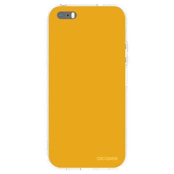 Picasee Apple iPhone 5/5S/SE Hülle - Transparentes Silikon - Sun