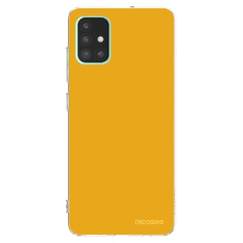 Picasee Samsung Galaxy A51 A515F Hülle - Transparentes Silikon - Sun