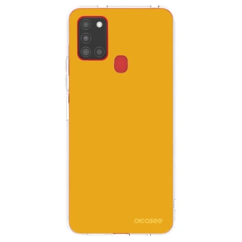 Picasee Samsung Galaxy A21s Hülle - Transparentes Silikon - Sun