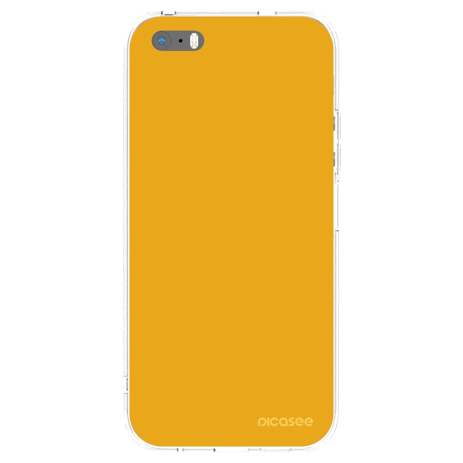Picasee Apple iPhone 5/5S/SE Hülle - Transparentes Silikon - Sun