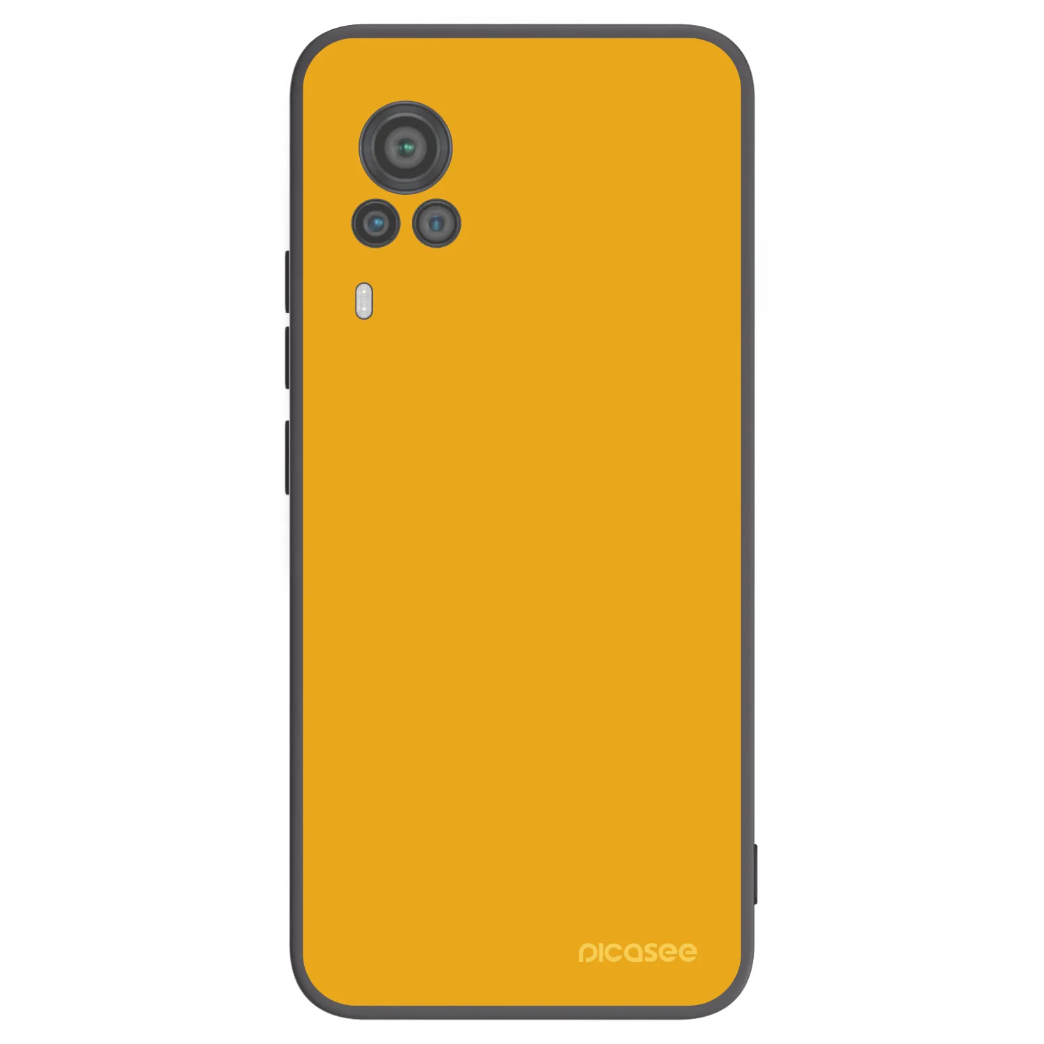 Picasee Vivo X60 Pro 5G Hülle - Schwarzes Silikon - Sun