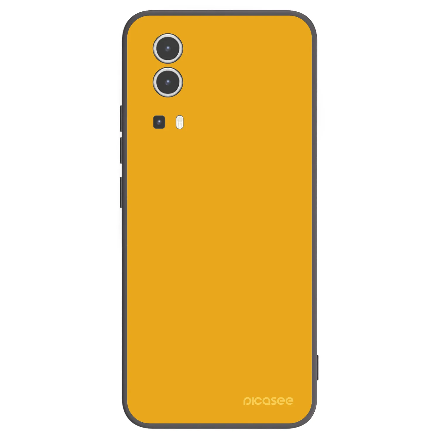Picasee Vivo Y72 5G Hülle - Schwarzes Silikon - Sun