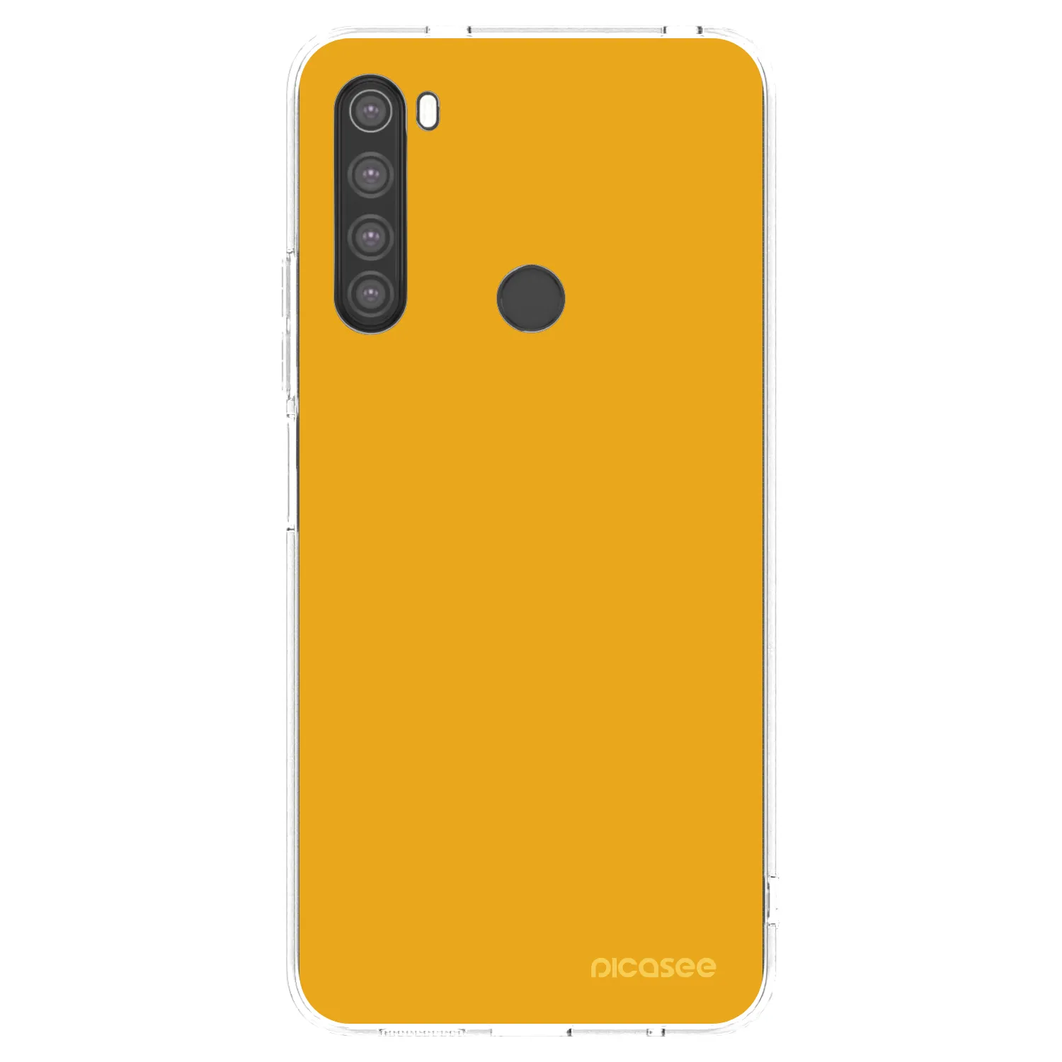 Picasee Xiaomi Redmi Note 8 Hülle - Transparentes Silikon - Sun