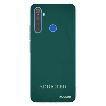 Picasee Realme 5 Hülle - Transparentes Silikon - Addicted