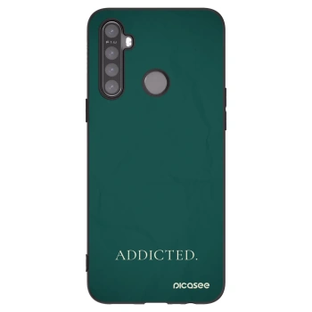 Picasee Realme 5 Hülle - Schwarzes Silikon - Addicted