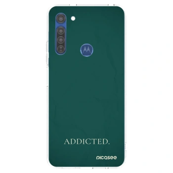 Hülle für Motorola Moto G8 - Addicted