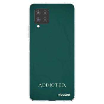 Picasee Samsung Galaxy A42 A426B Hülle - Transparentes Silikon - Addicted