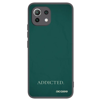 Picasee Xiaomi Mi 11 Lite Hülle - Schwarzes Silikon - Addicted