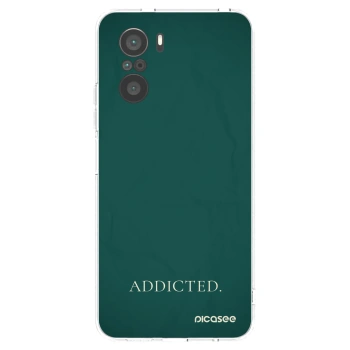 Picasee Xiaomi Poco F3 Hülle - Transparentes Silikon - Addicted