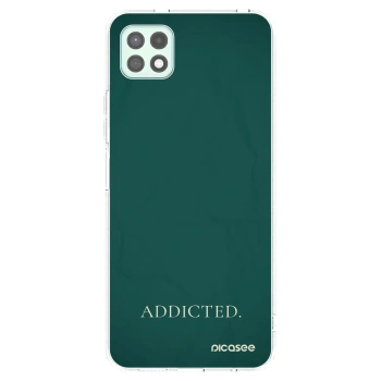 Picasee Samsung Galaxy A22 A226B 5G Hülle - Transparentes Silikon - Addicted