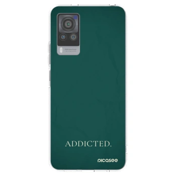 Picasee Vivo X60 Pro 5G Hülle - Transparentes Silikon - Addicted