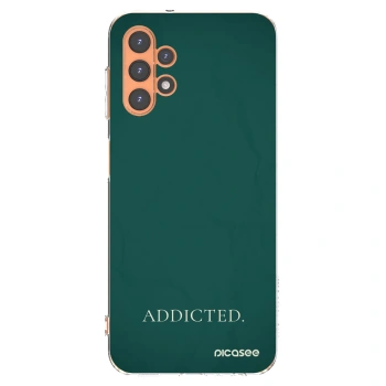 Picasee Samsung Galaxy A13 4G A135 Hülle - Transparentes Silikon - Addicted