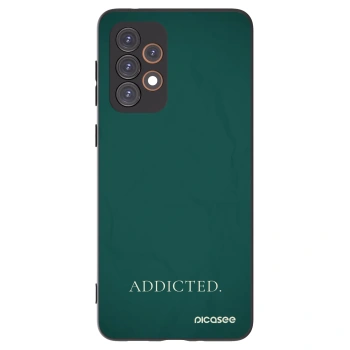 Picasee Samsung Galaxy A33 5G A336 Hülle - Schwarzes Silikon - Addicted