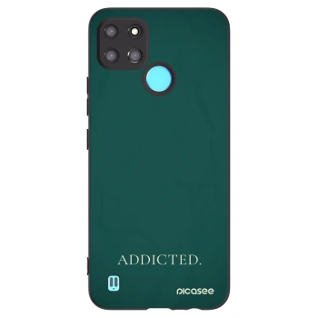 Picasee Realme C21Y Hülle - Schwarzes Silikon - Addicted