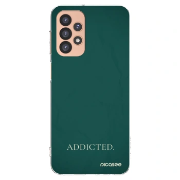 Picasee Samsung Galaxy A23 A236B 5G Hülle - Transparentes Silikon - Addicted