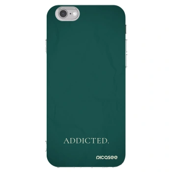 Picasee Apple iPhone 6/6S Hülle - Transparentes Silikon - Addicted