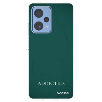 Picasee Xiaomi Redmi Note 12 Pro 5G Hülle - Transparentes Silikon - Addicted