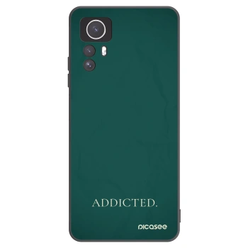 Picasee Xiaomi Redmi Note 12S Hülle - Schwarzes Silikon - Addicted