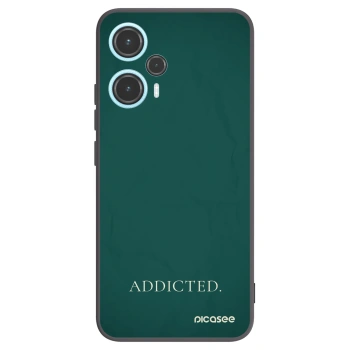 Picasee Xiaomi Poco F5 Hülle - Schwarzes Silikon - Addicted